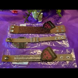 Brown Leather Urban Bracelet Lot